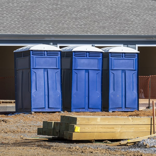 is there a specific order in which to place multiple portable toilets in Brentwood TN